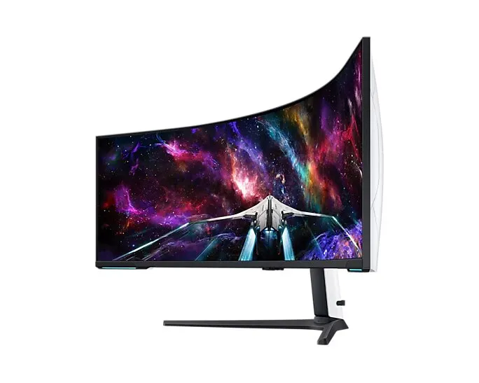 Монітор Samsung 57" Odyssey Neo G9 G95NC (LS57CG952NIXUA) Black/White Curved VA 240Hz - мініатюра 3