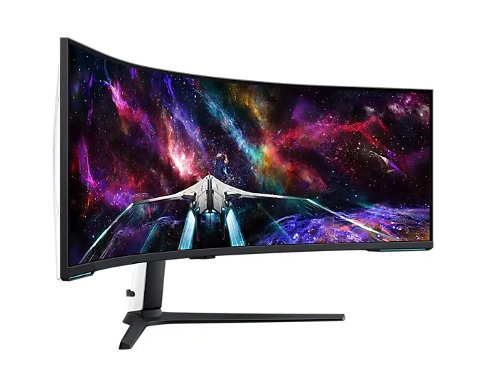 Монітор Samsung 57" Odyssey Neo G9 G95NC (LS57CG952NIXUA) Black/White Curved VA 240Hz - мініатюра 4