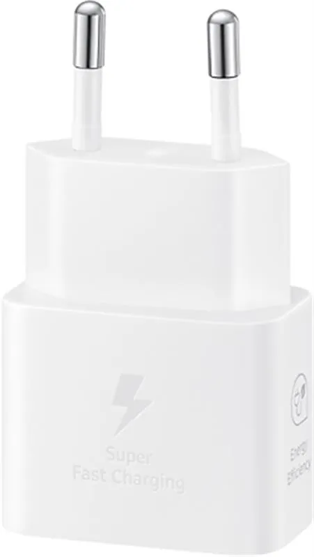 Мережевий зарядний пристрій Samsung EP-T2510XWEGEU White, 25W + кабель USB Type-C - мініатюра 3