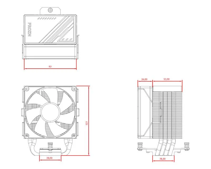 Кулер процесорний ID-Cooling Frozn A400 Black - мініатюра 6