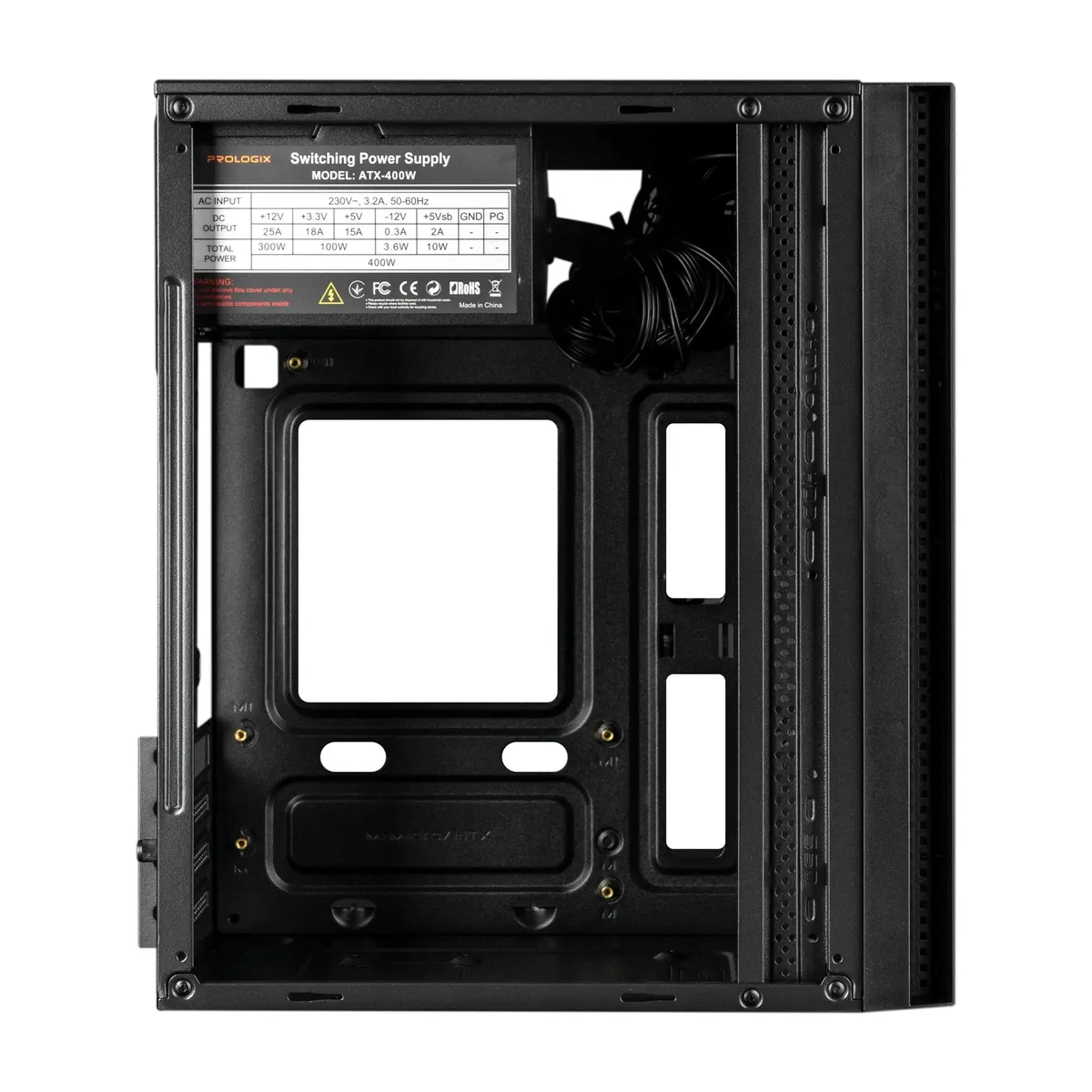 Корпус Prologix E124 400W Black - мініатюра 4