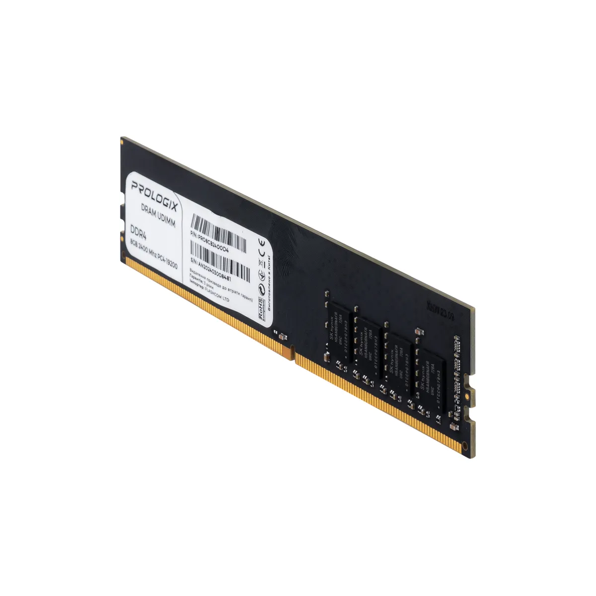Модуль пам`ятi DDR4 8GB/2400 Prologix (PRO8GB2400D4) - мініатюра 3
