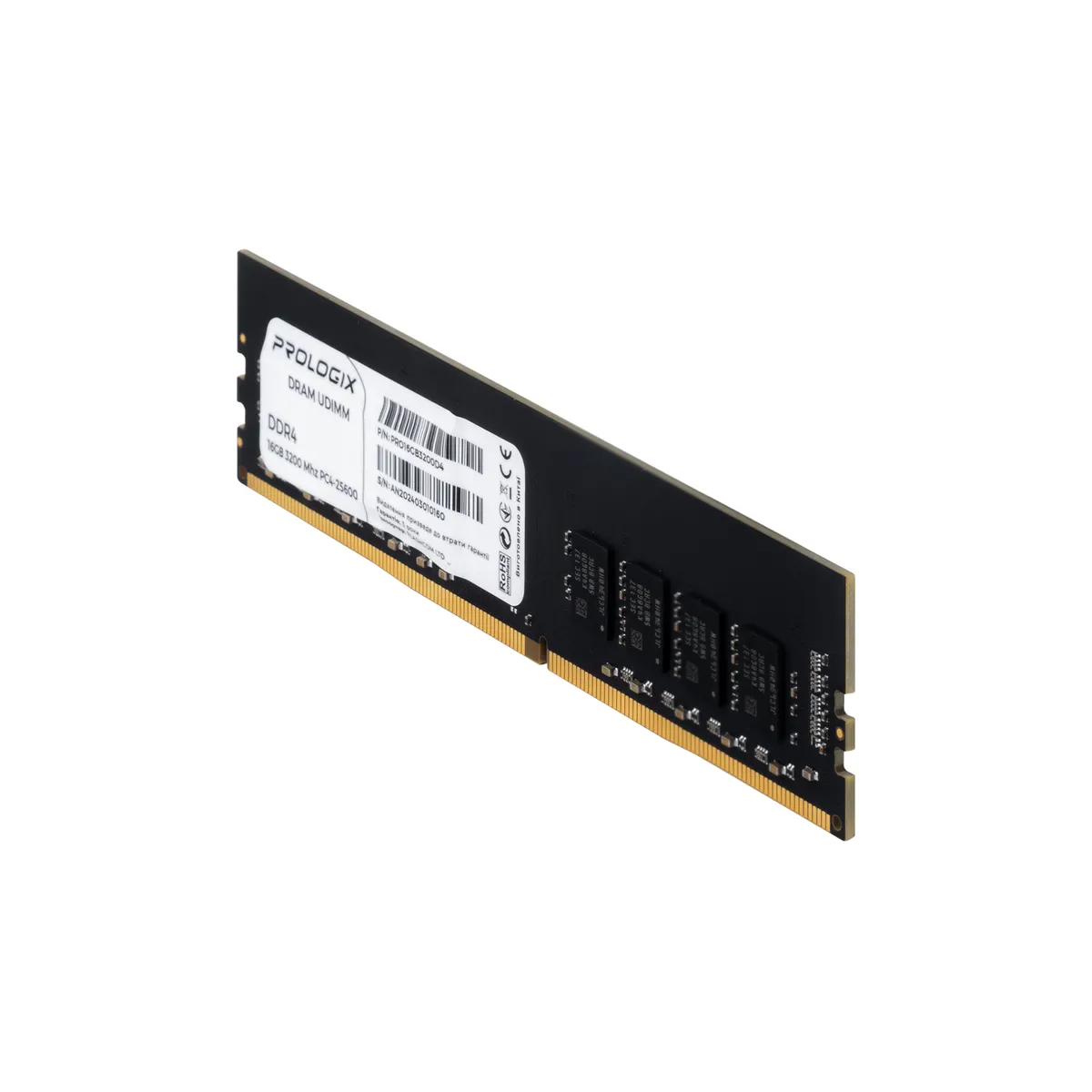 Модуль пам`ятi DDR4 16GB/3200 Prologix (PRO16GB3200D4) - мініатюра 3