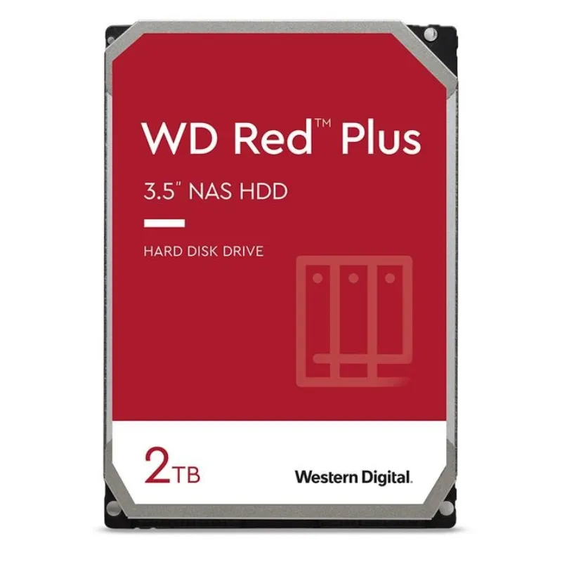Накопичувач HDD SATA 2.0TB WD Red Plus 5400rpm 64MB (WD20EFPX) - зображення 1