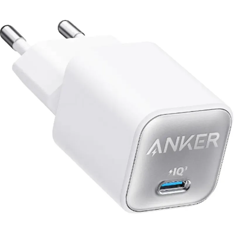 Мережевий зарядний пристрій Anker PowerPort 511 Nano III White, 30 W USB Type-C (A2147G21) - мініатюра 3