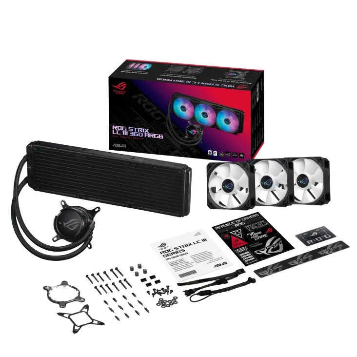 Система водяного охолодження Asus ROG Strix LC III 360 ARGB (90RC00T1-M0UAY0) - мініатюра 7