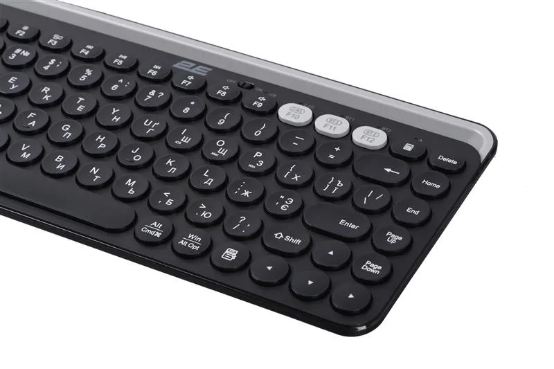 Клавіатура бездротова 2E KS250 WL BT Black (2E-KS250WBK_UA) - мініатюра 7