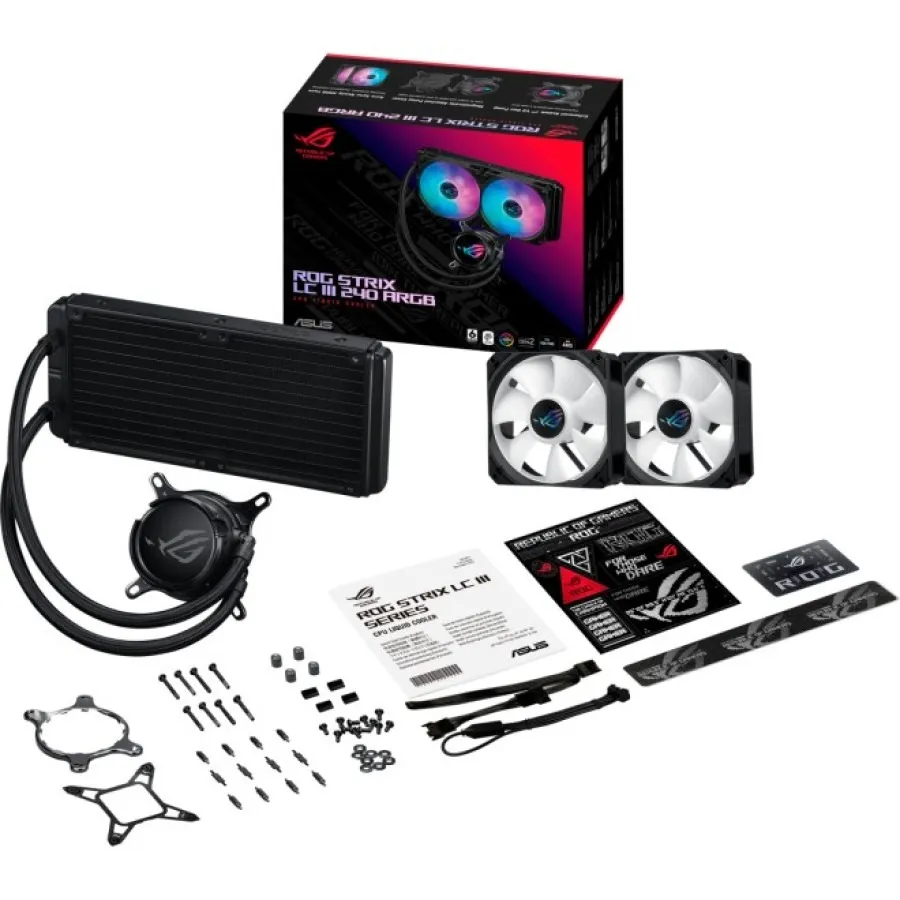 Система водяного охолодження Asus ROG Strix LC III 240 ARGB (90RC00S1-M0UAY0) - мініатюра 6