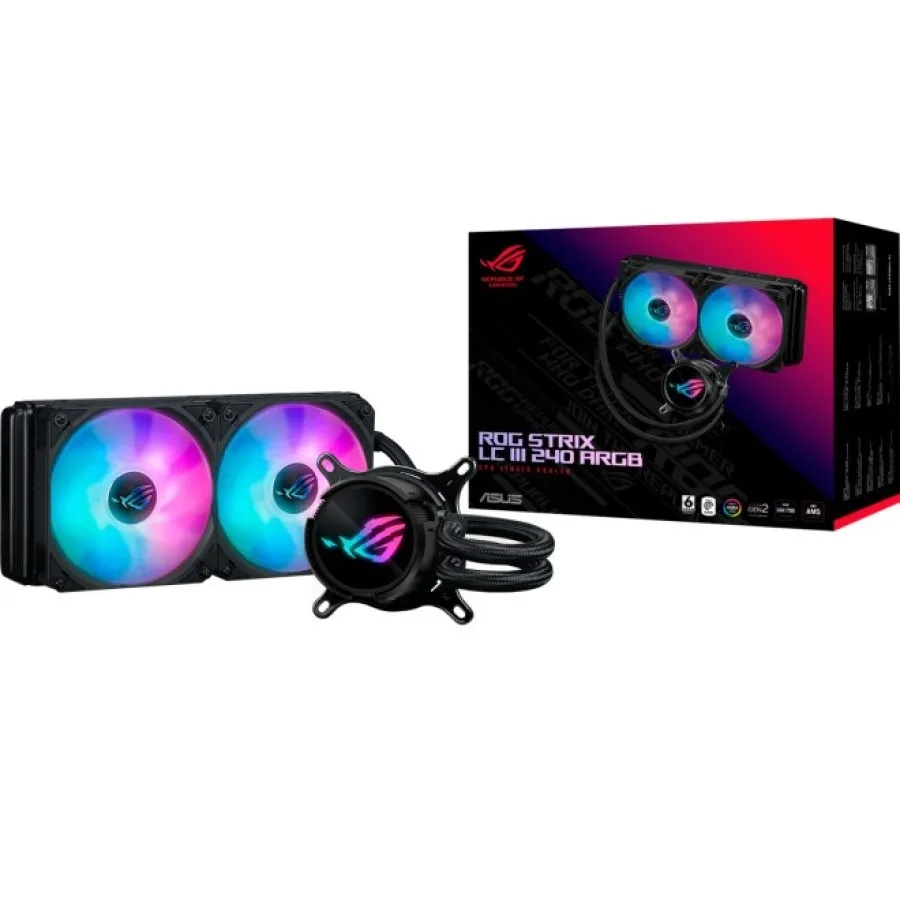 Система водяного охолодження Asus ROG Strix LC III 240 ARGB (90RC00S1-M0UAY0) - мініатюра 8