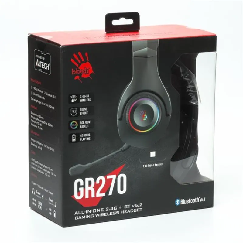 Гарнітура Bloody GR270 Black - мініатюра 10