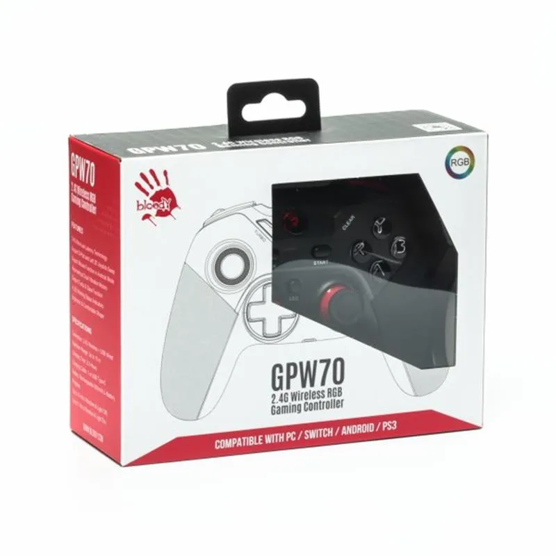 Геймпад A4Tech Bloody GPW70 Sports Black - мініатюра 9