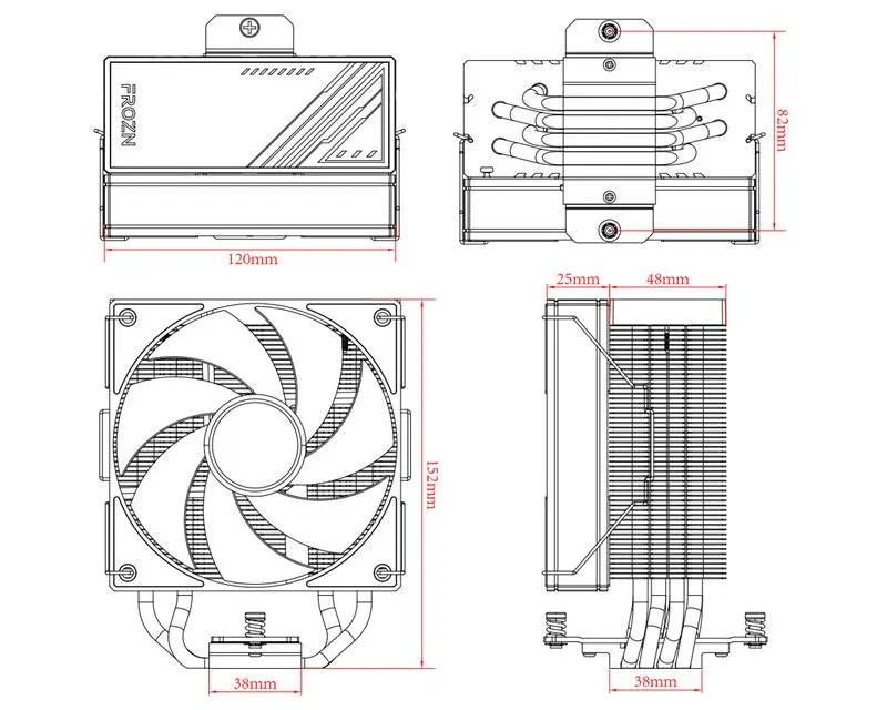 Кулер до процесора ID-Cooling FROZN A410 Black - мініатюра 5