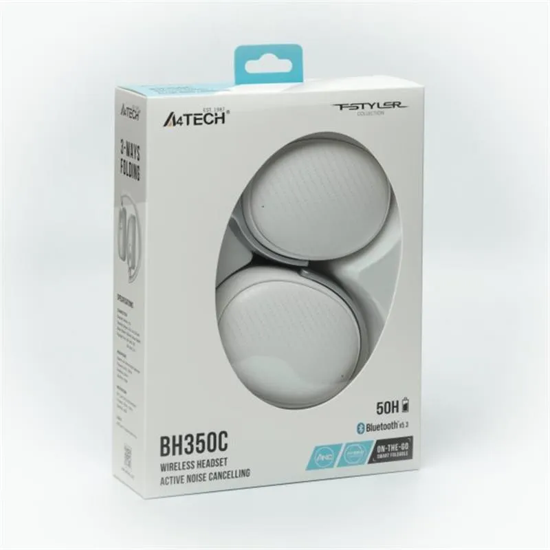 Bluetooth-гарнітура A4Tech Fstyler BH350C White - мініатюра 10