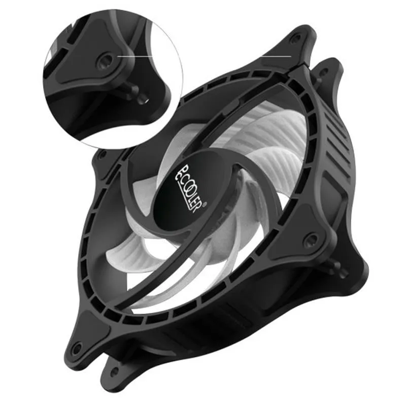 Вентилятор PCCooler FX 120 ARGB BK 3in1 - мініатюра 5