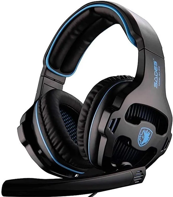 Гарнітура Sades SA-726 Ppower Black/Blue (sa726blj) - мініатюра 12