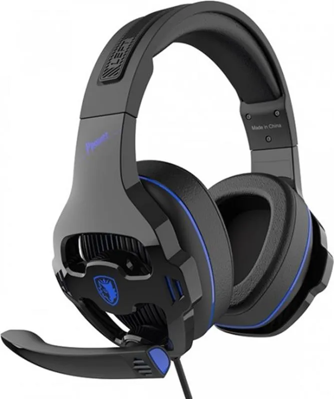 Гарнітура Sades SA-726 Ppower Black/Blue (sa726blj) - мініатюра 4