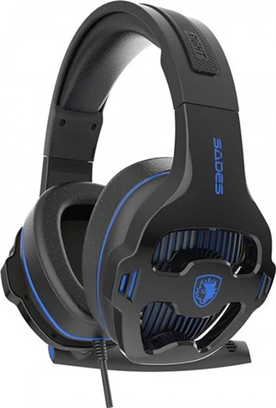 Гарнітура Sades SA-726 Ppower Black/Blue (sa726blj) - мініатюра 6