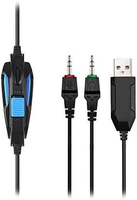 Гарнітура Sades SA-702 Element Black/Blue (sa702bl) - мініатюра 7
