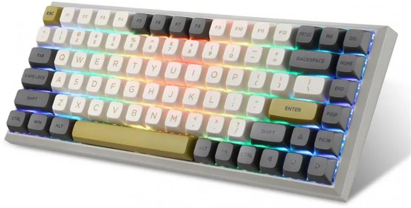 Клавіатура бездротова Motospeed SK84 Outemu Red Grey (mtsk84mr) - мініатюра 3