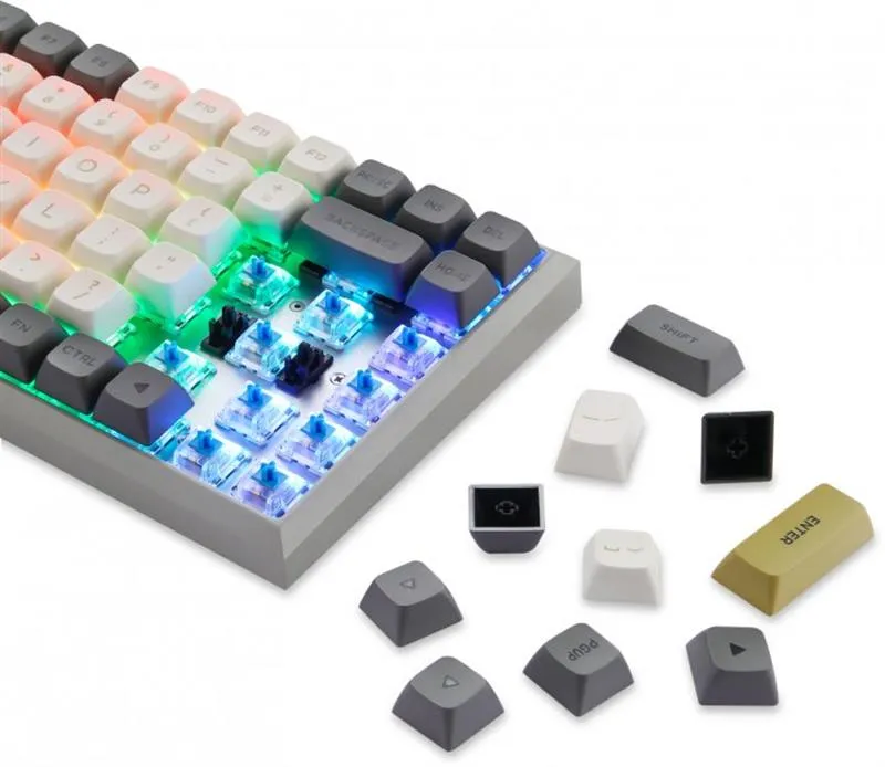 Клавіатура бездротова Motospeed SK84 Outemu Blue Grey (mtsk84mb) - мініатюра 6