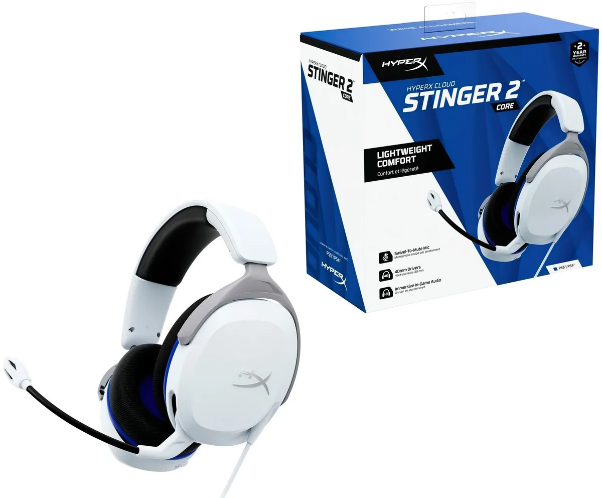 Гарнiтура HyperX Cloud Stinger 2 для PS5/PS4 White (75X29AA) - мініатюра 7