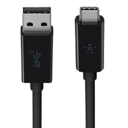 Кабель Belkin USB - USB Type-C (M/M), 1 м Black OEM (F2CU029bt1M-BLK)_OEM - зображення 1