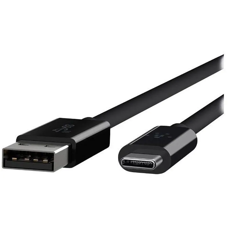 Кабель Belkin USB - USB Type-C (M/M), 1 м Black OEM (F2CU029bt1M-BLK)_OEM - мініатюра 3
