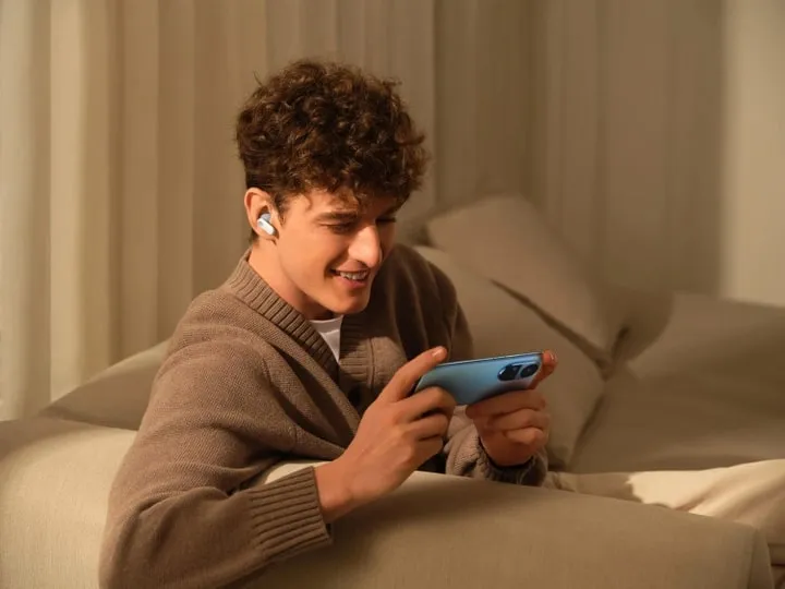 Bluetooth-гарнітура Oppo Enco Buds2 Pro E510A Granite White - мініатюра 11