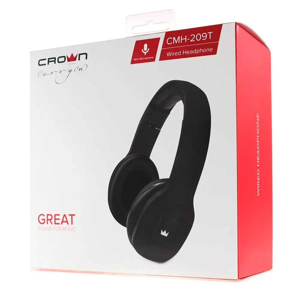 Гарнітура Crown CMH-209T Black - мініатюра 7