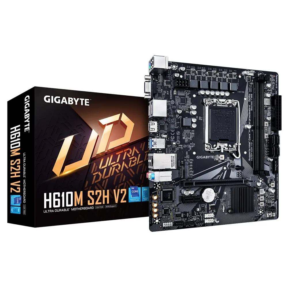 Материнська плата Gigabyte H610M S2H V2 Socket 1700 - зображення 1