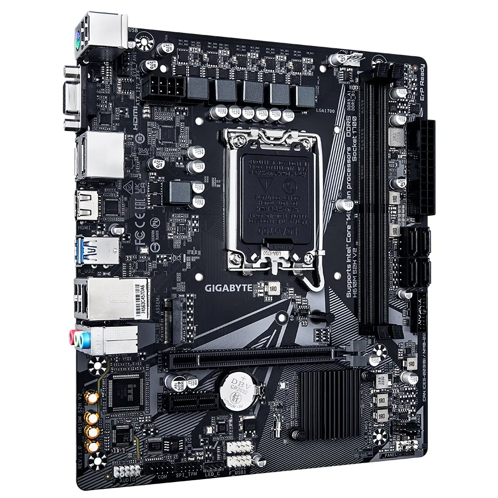 Материнська плата Gigabyte H610M S2H V2 Socket 1700 - мініатюра 3