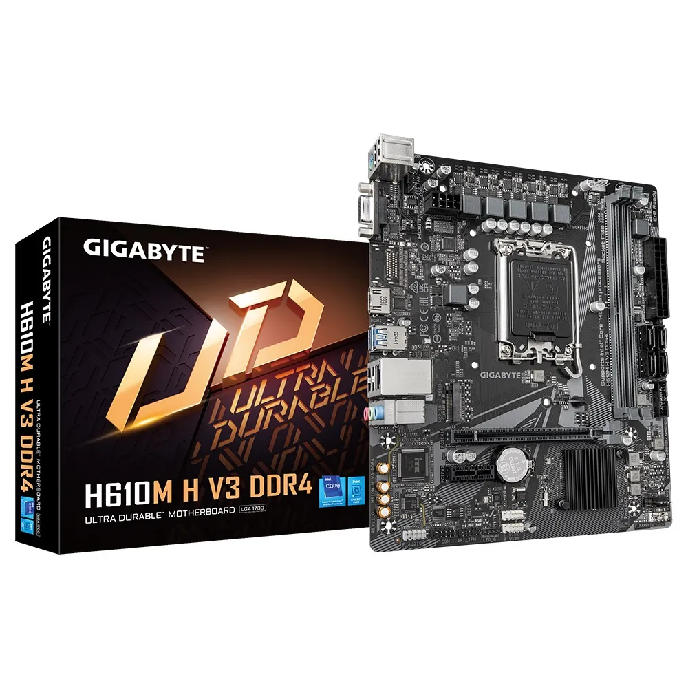 Материнська плата Gigabyte H610M H V3 DDR4 Socket 1700 - зображення 1