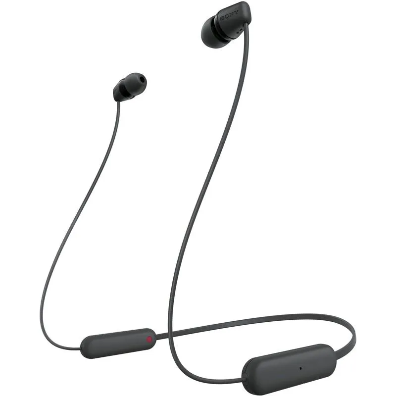 Bluetooth-гарнітура Sony WI-C100 Black (WIC100B.CE7) - зображення 1