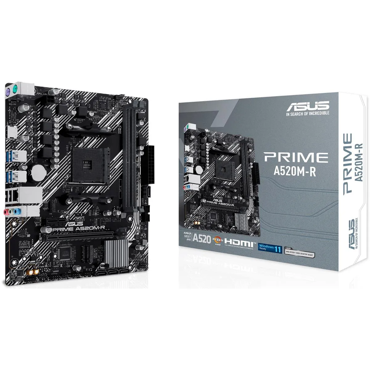 Материнська плата Asus Prime A520M-R Socket AM4 - зображення 1