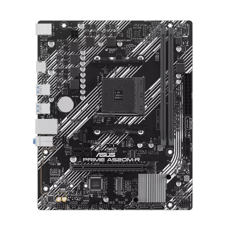 Материнська плата Asus Prime A520M-R Socket AM4 - мініатюра 2