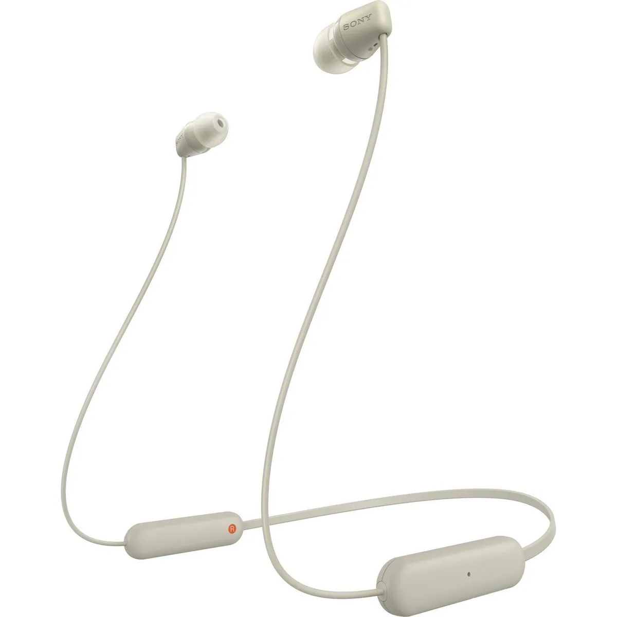 Bluetooth-гарнітура Sony WI-C100 Beige (WIC100C.CE7) - мініатюра 2