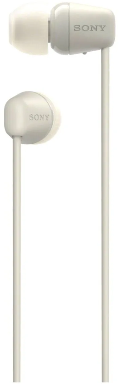 Bluetooth-гарнітура Sony WI-C100 Beige (WIC100C.CE7) - мініатюра 3