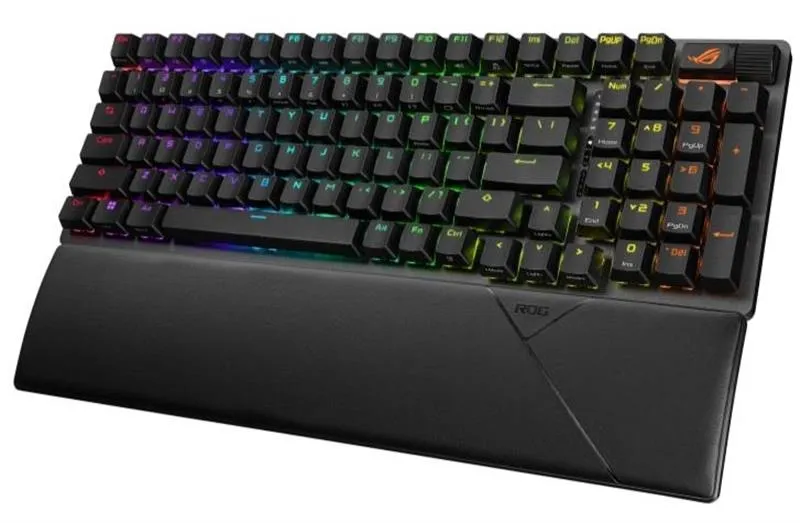 Клавіатура бездротова Asus ROG Strix Scope II 96 RGB NX Wireless Black (90MP037A-BKUA01)  - мініатюра 3