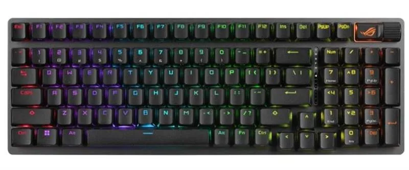 Клавіатура бездротова Asus ROG Strix Scope II 96 RGB NX Wireless Black (90MP037A-BKUA01)  - мініатюра 6
