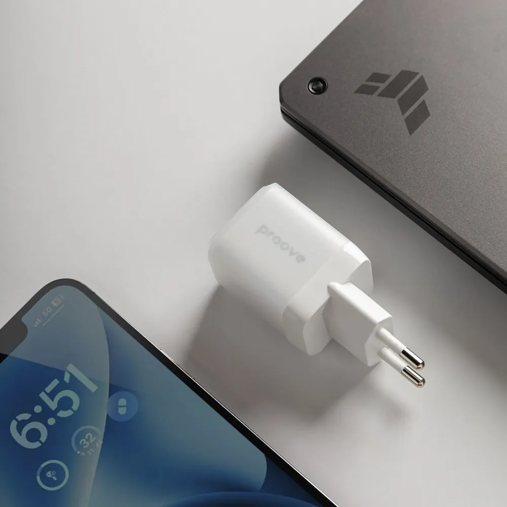 МЗП Proove Pure GaN Plus 30W (Type-C + USB) (black) - мініатюра 9