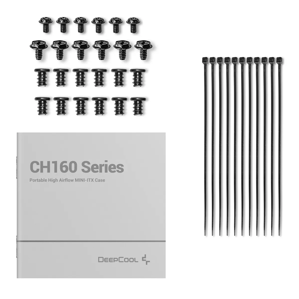 Корпус DeepCool CH160 Black (R-CH160-BKNGI0-G-1) без БЖ - мініатюра 11
