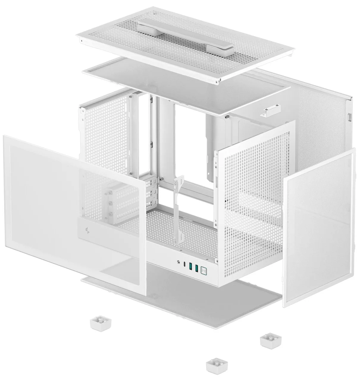 Корпус DeepCool CH160 White (R-CH160-WHNGI0-G-1) без БЖ - мініатюра 10