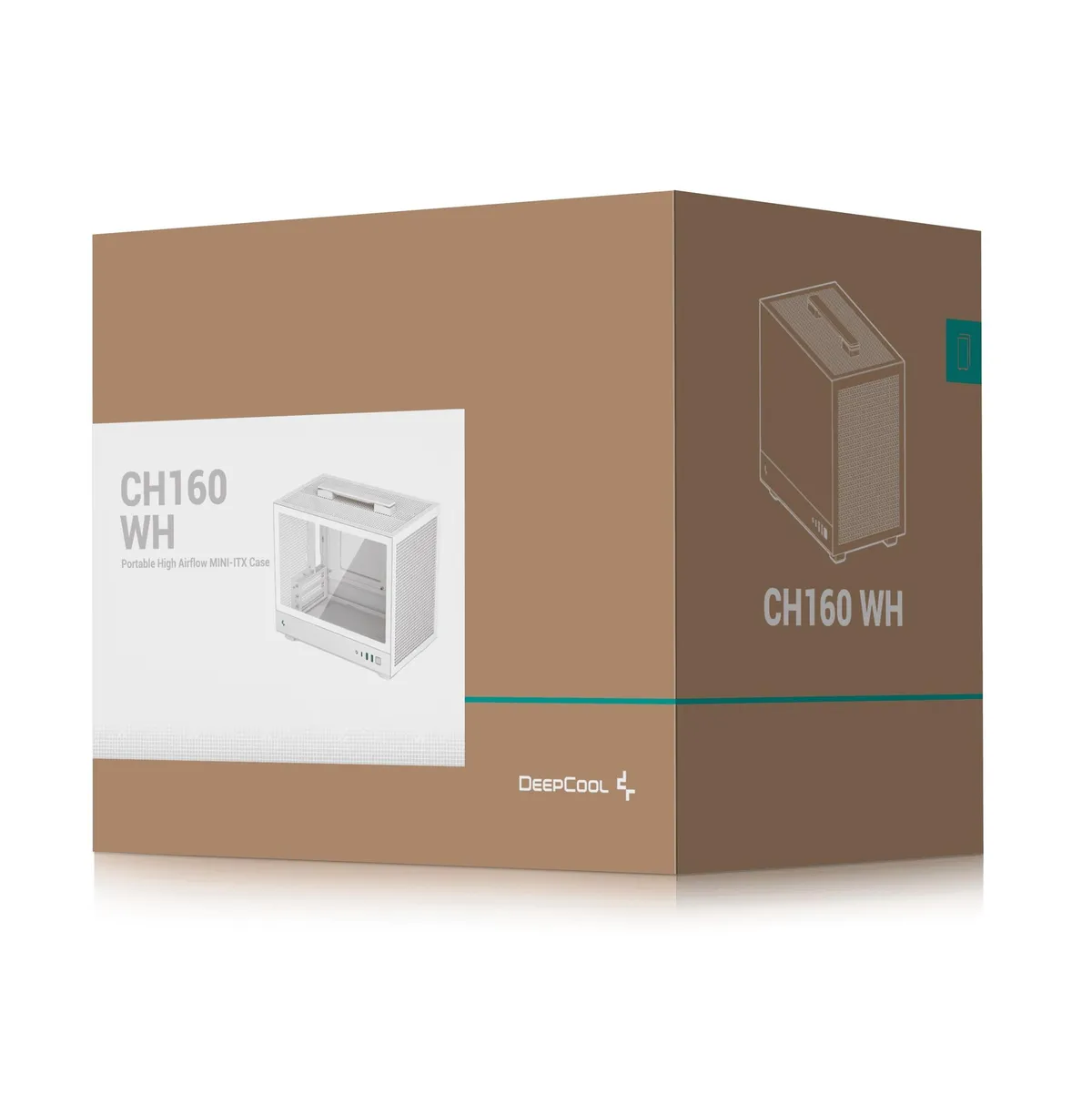 Корпус DeepCool CH160 White (R-CH160-WHNGI0-G-1) без БЖ - мініатюра 12