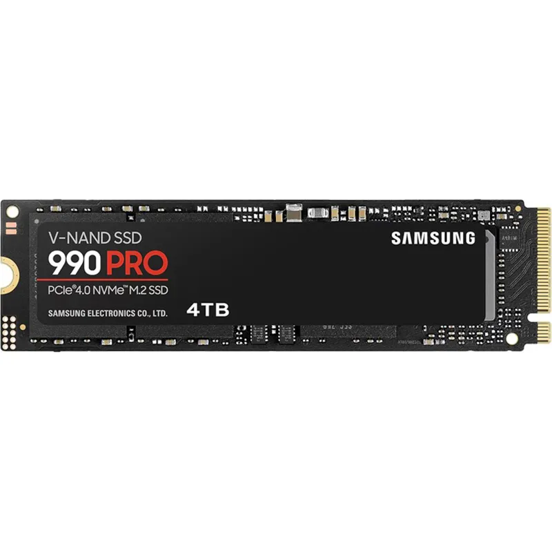 Накопичувач SSD  4ТB Samsung 990 PRO M.2 2280 PCIe 4.0 x4 NVMe V-NAND TLC (MZ-V9P4T0BW) - зображення 1