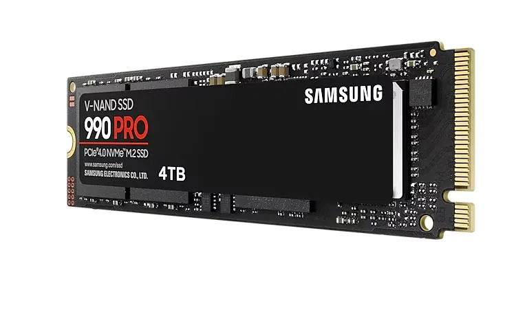 Накопичувач SSD  4ТB Samsung 990 PRO M.2 2280 PCIe 4.0 x4 NVMe V-NAND TLC (MZ-V9P4T0BW) - мініатюра 4