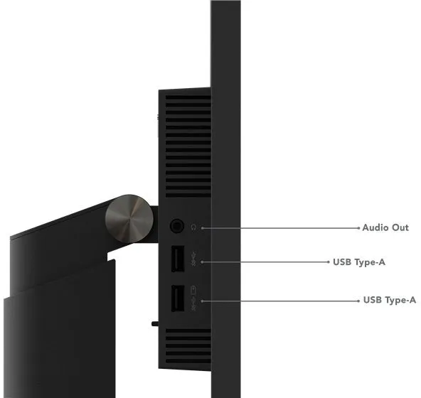 Монiтор Lenovo 23.8" ThinkVision T24m-29 (63A5GAT6UA) IPS Black - мініатюра 9