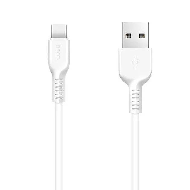 Кабель Hoco X13 Easy Charged USB - USB Type-C (M/M), 1 м, White (D23104) - зображення 1