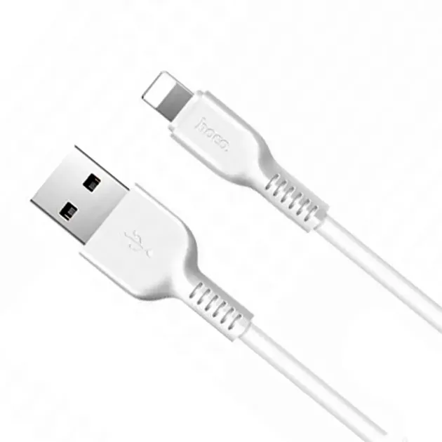 Кабель Hoco X13 Easy Charged USB - Lightning (M/M), 1 м, White (D23103) - зображення 1