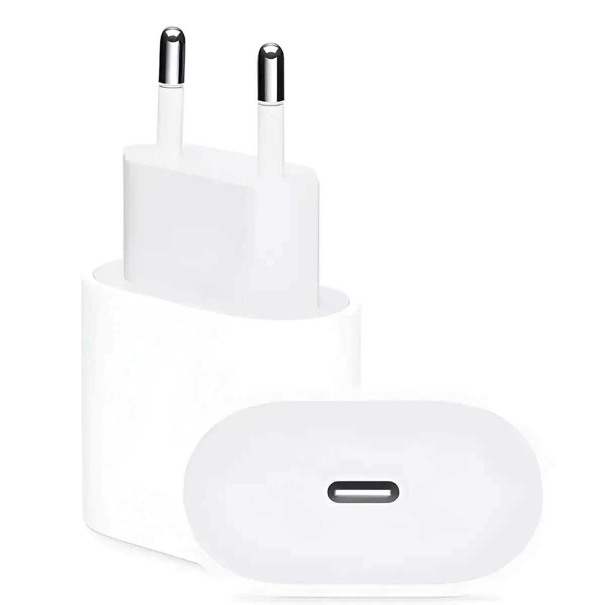 Зарядний пристрій Apple (1USB-C 20W) White copy (S17519) - мініатюра 2