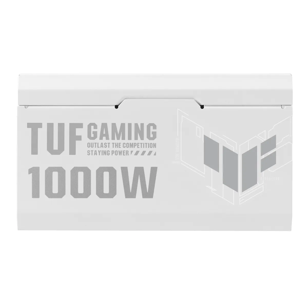 Блок живлення Asus TUF-GAMING-1000G-WHITE PCIE5 1000W Gold (90YE00S5-B0NA00) - мініатюра 2